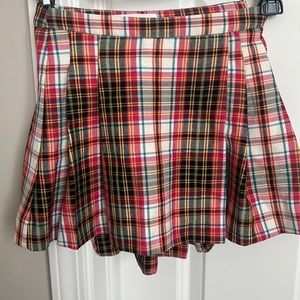 Zara plaid skirt